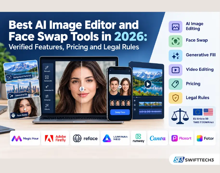 Best AI image editors and face swap tools in 2026